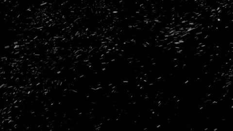 Snow falling with alpha channel. Video stock 85664950