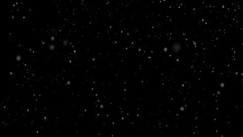 Snow falling with alpha Stock Footage