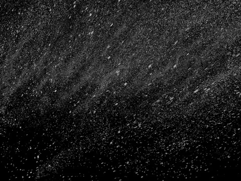 Snow falling with alpha matte. Vídeo Stock 84427606