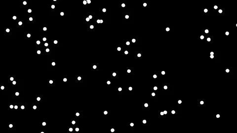 Snow falling animation seamlessly looping with alpha 動画素材 118069737