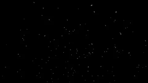 Snow Falling Away - Medium Shot - Seamless Loop Stock Footage 120873133