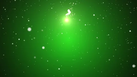 Snow falling background , Christmas tree card Stock Footage 70375498