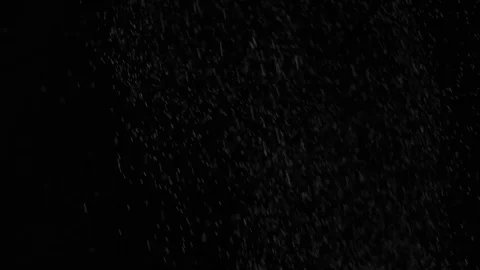 Snow falling on black background Stock Footage 81404488