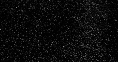 Snow falling on black background in slow motion. Winter weather atmosphere Stock-Footage 216149012