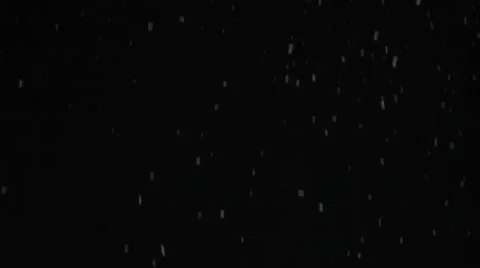 Snow Falling on Black Stock Footage 46831996