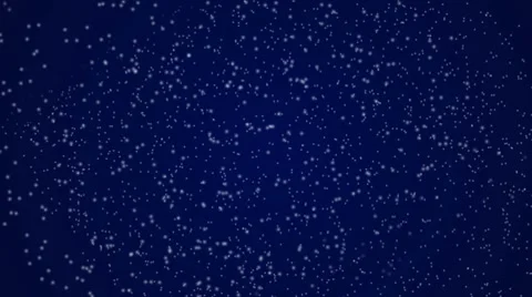 Snow falling on blue background Stock Footage 8656516