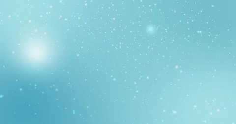 Snow falling on blue background Stock Footage 152659224