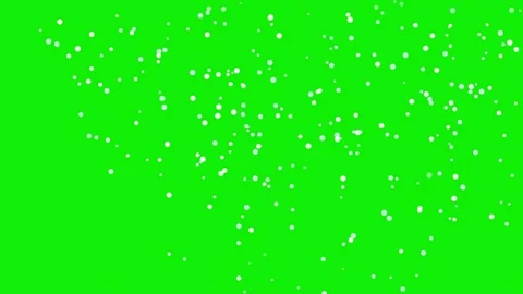 Snow Falling on Chroma Key for Compositing Video stock 337045557