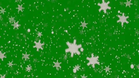Snow falling on chromakey background. Snowfall. Winter. Video stock 225455193