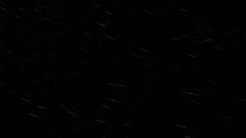 SNOW falling on clean black background - 2K LOOP 動画素材 143596374