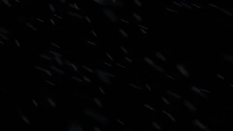 SNOW falling on clean black background - 2K LOOP 動画素材 143596394