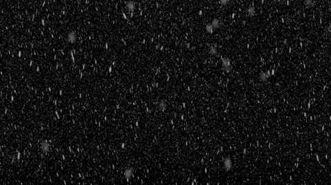 Snow Falling. Dense Snowflakes in a Snowstorm. Denser option. Stock Footage