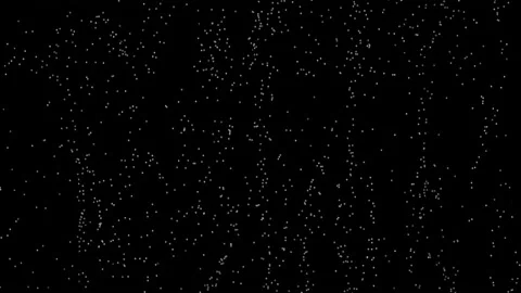 Snow falling down on black background 4k UHD 60 fps Video stock 145812061