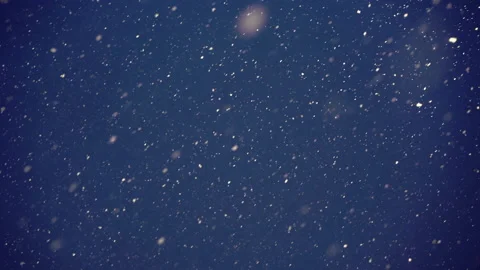 Snow falling down at night. Blue dark sky at winter. Snowfall. Background. 動画素材 169671562