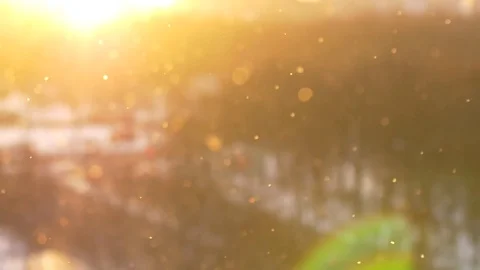 Snow falling down over the city Stock Footage 72606425