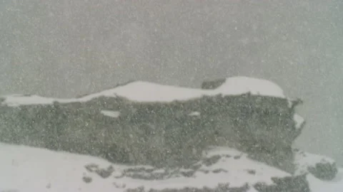 Snow falling during snow Stock Footage 159704794