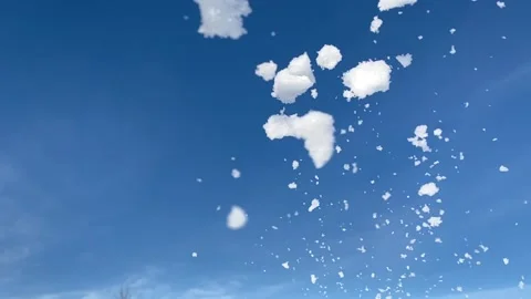Snow falling Stock Footage 165563410