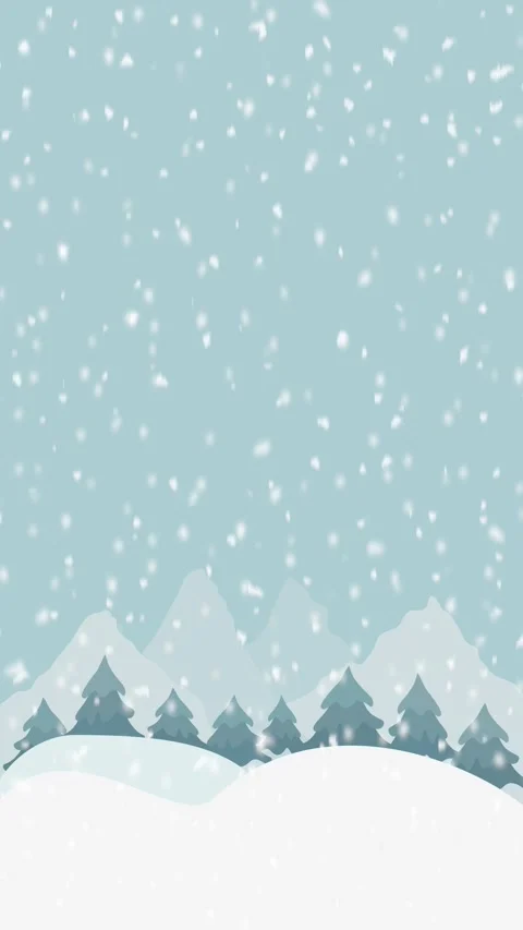 Snow falling on a forest in the mountains. Winter snowy landscape backgroun.. 库存影片 329152653