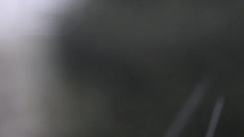 Snow falling in front of blurry background of tree 2 Stock Footage 99659479