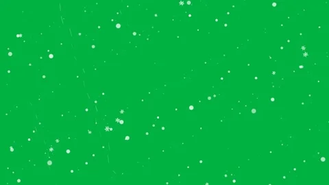 Snow Falling On Green Screen | 4K Seamless Loop Background 스톡 동영상 344031102