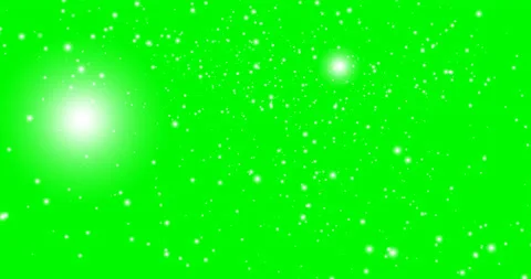 Snow falling on green screen background Stock Footage 152996516