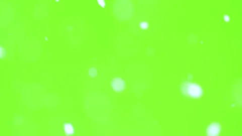 Snow Falling on Green Screen Background, Winter Overlay Stock Footage 316249621