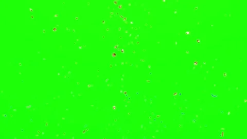 Snow falling on green screen background Видео 337983430