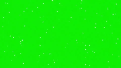 Snow Falling on Green Screen Chroma Key Background Video stock 337045768
