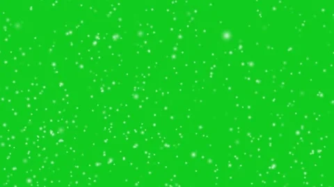 Snow falling green screen, snow falling loop animation, snow falling loop alpha Stock Footage 271438474