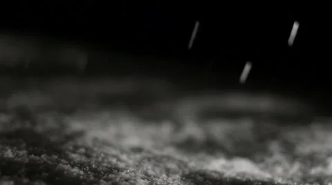 Snow Falling On Ground Vidéo 35825908