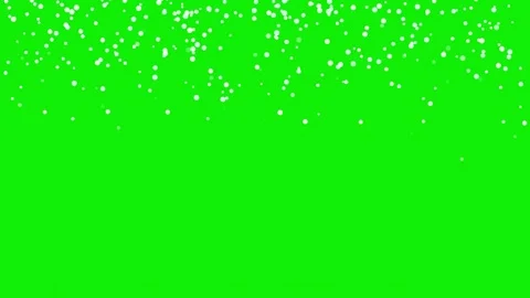 Snow Falling Isolated Green Screen Stock Video Video stock 337045562