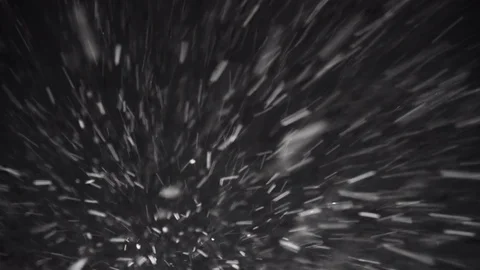 Snow falling Large and Small Snowflakes Winter Storm Blizzard Видео 128338040