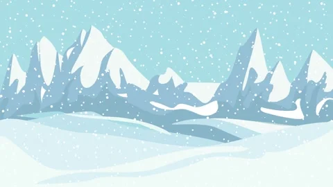 Snow falling in the mountain on ski fields. Stock Footage 316282656