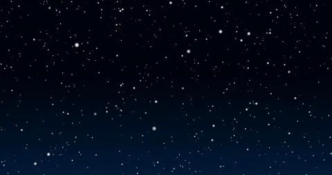 Snow Falling on Night Background, Seamless Loop Video stock 95068910