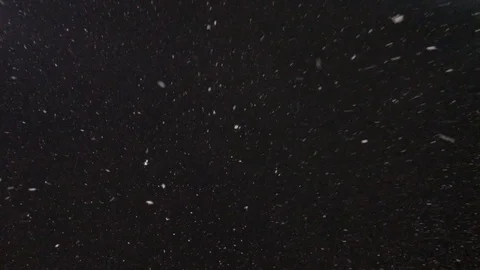 Snow falling in the night Stock Footage 117938811