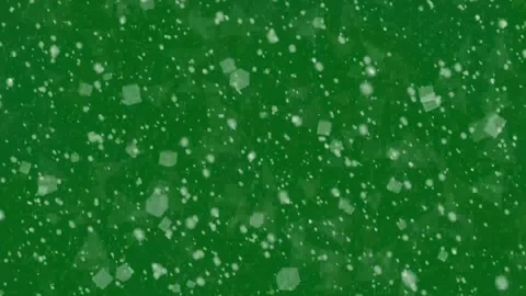 Snow Falling overlay and Snowflakes green screen Background animation. Stock Footage 296218335