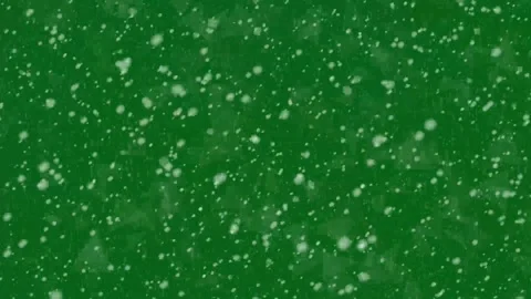 Snow Falling overlay and Snowflakes green screen Background animation. Stock Footage 296218361