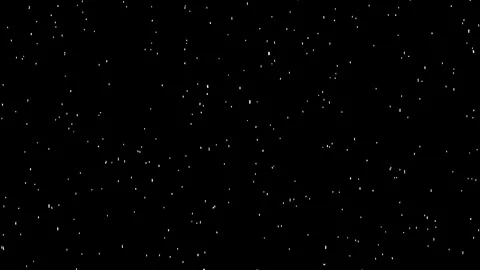 Snow Falling overlay and Snowflakes black screen Background animation. Stock Footage 296525418