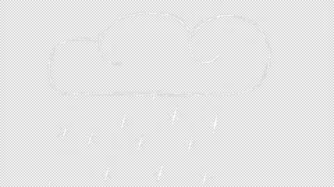 Snow is falling. The real hand-drawn animation. Stock Footage 140942372