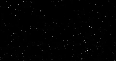 Snow Falling, Seamless Loop, Black Background Video stock 95838500
