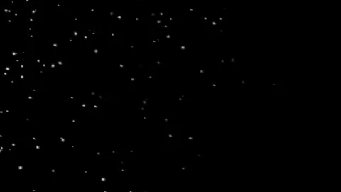 Snow falling from the side seamless loop video on black Video stock 296333713