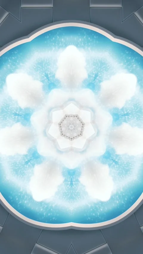 Snow Falling on Snowflake Stock Footage 245828492