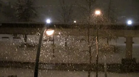 Snow Falling Vancouver Vidéo 12657001