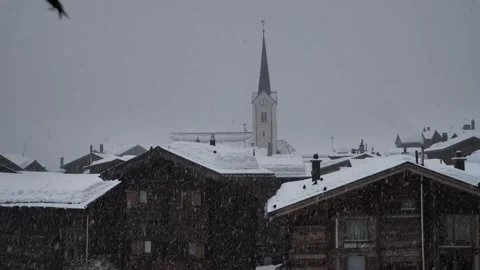 Snow falling winter Stock-Footage 270816784