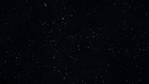 Snow Falls On Black Background Stock Footage 302025827