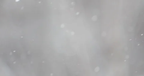 Snow falls on a blurry background of birches. Slow motion video Stock-Footage 121630139