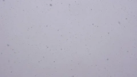 Snow falls into the camera lens. Video stock 146660795