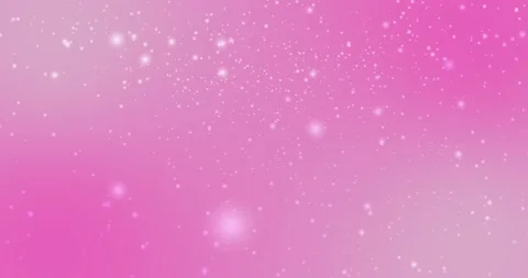 Snow falls down from the pink sky Stock Footage 141868526