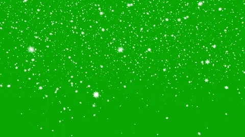 Snow Falls on a Green Background Video stock 95259666