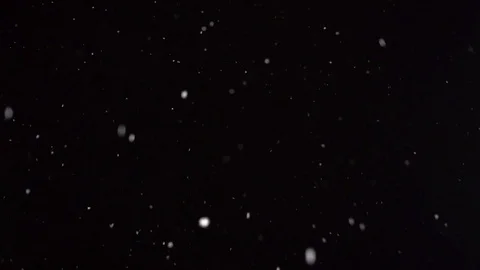 Snow falls at night Vídeo Stock 70559444